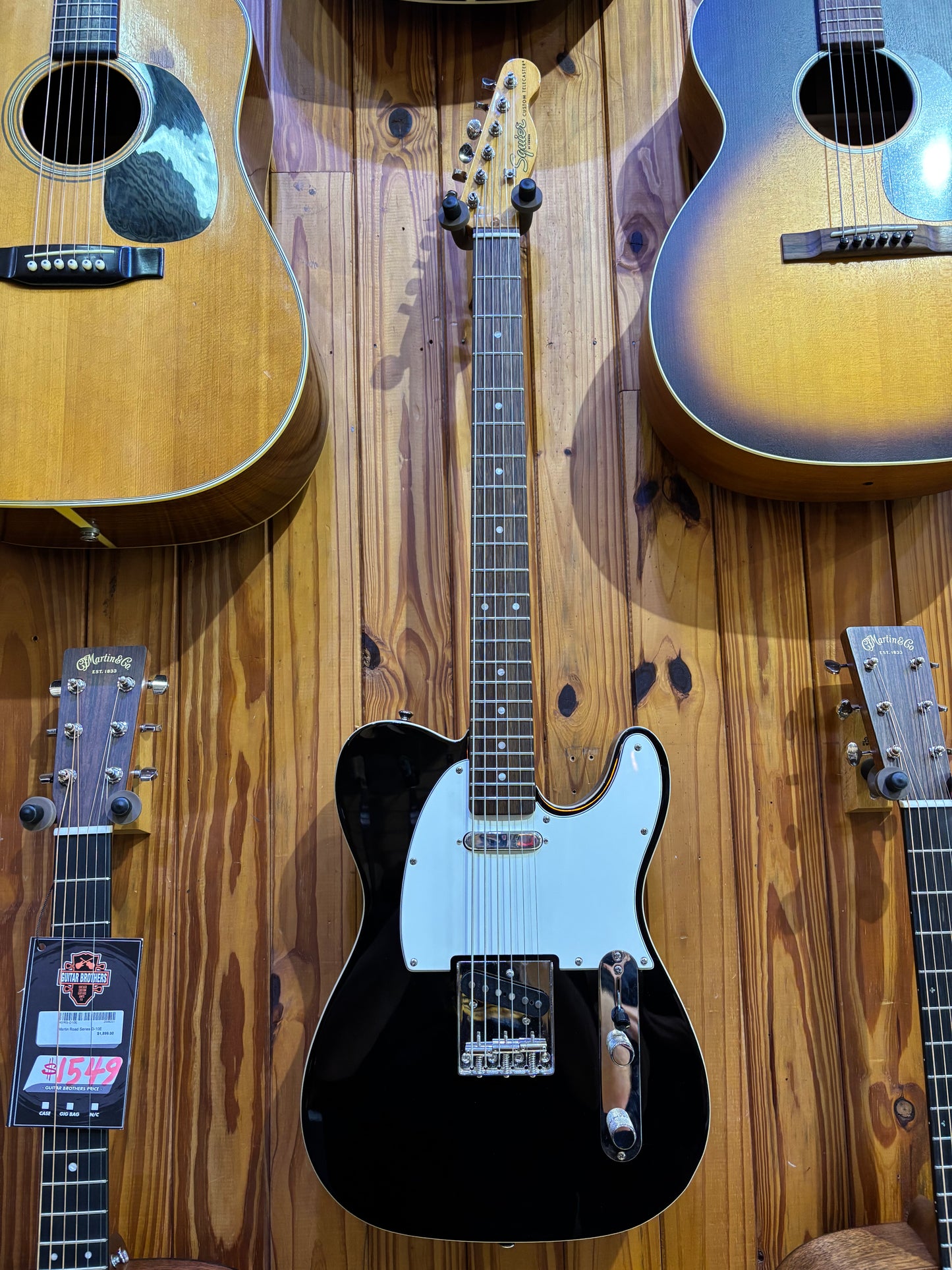 Squier Classic Vibe Baritone Custom Telecaster - Black Pre-Loved