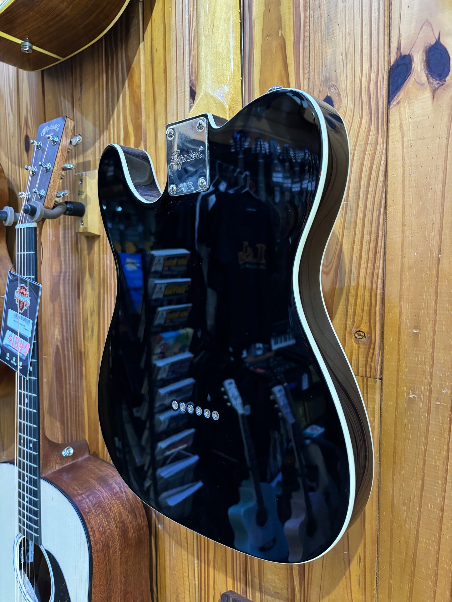 Squier Classic Vibe Baritone Custom Telecaster - Black Pre-Loved