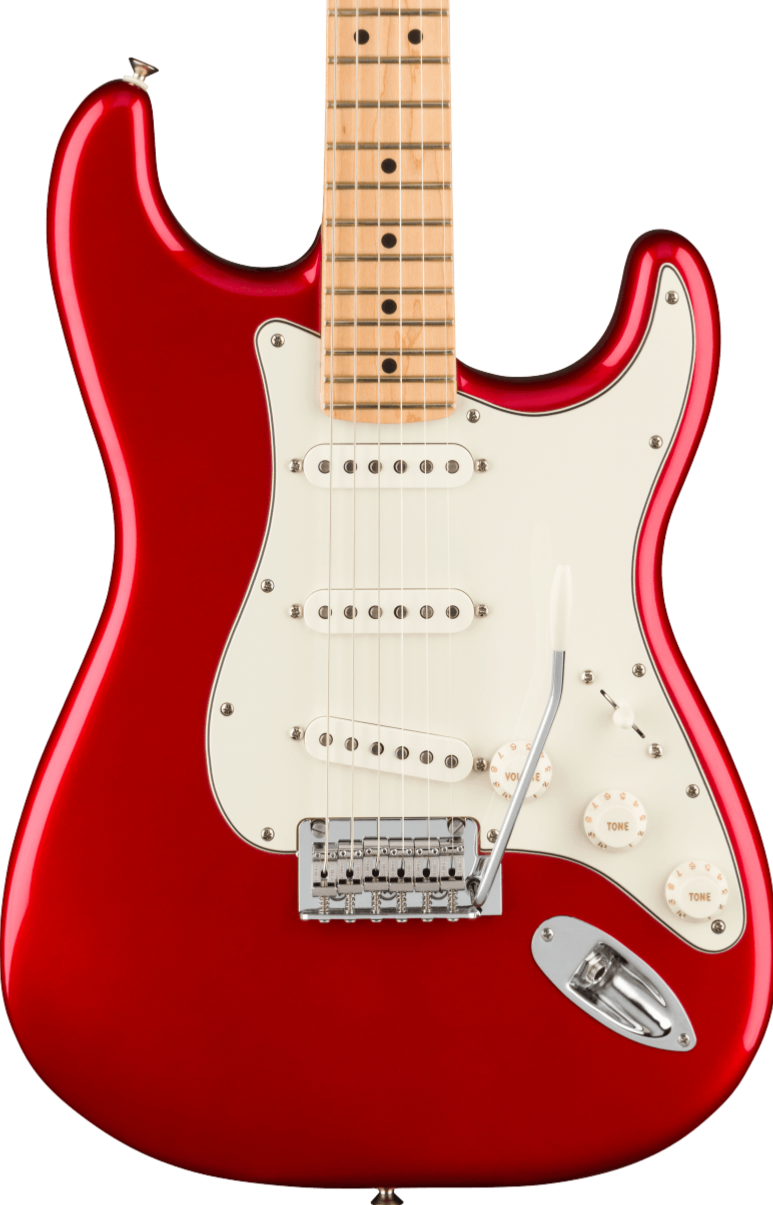 Red fender stratocaster for sale deals