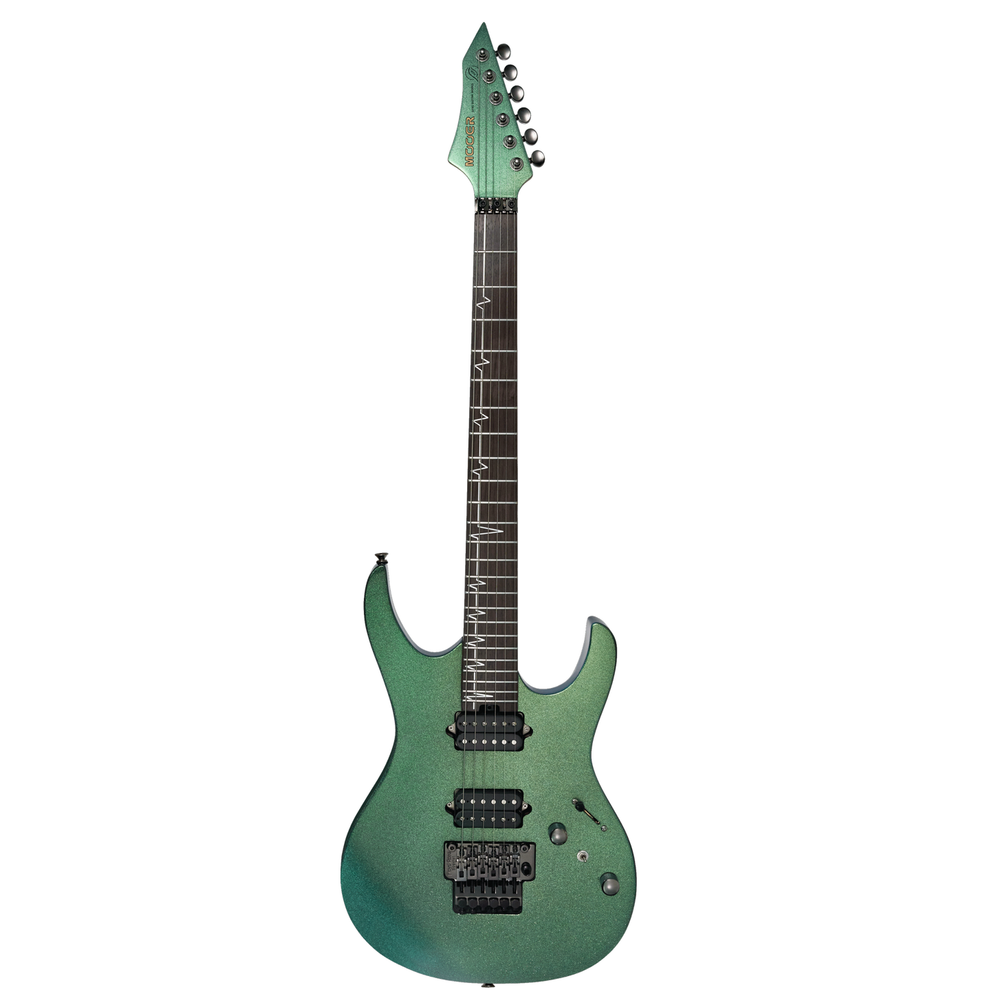Mooer MMT-100 Electric Guitar w/Floyd Rose - Aurora Green