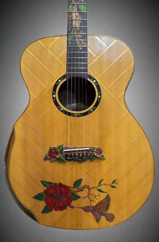 Blueberry Baritone Acoustic Guitar - Pre-Loved