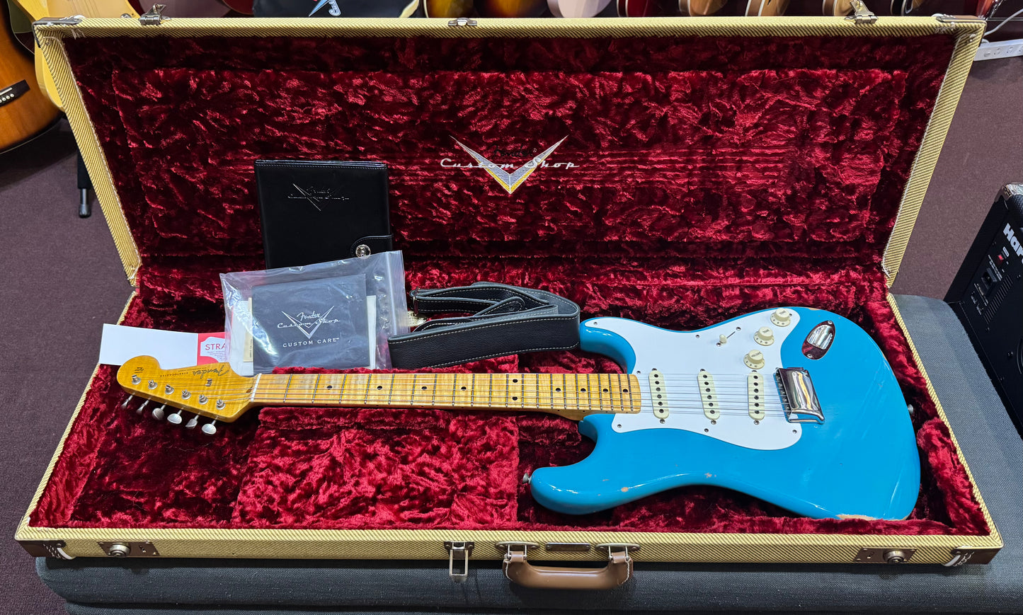 Fender Custom Shop '17 Summer Ltd Fat 50s Stratocaster - Faded Relic - Faded Taos Turquoise
