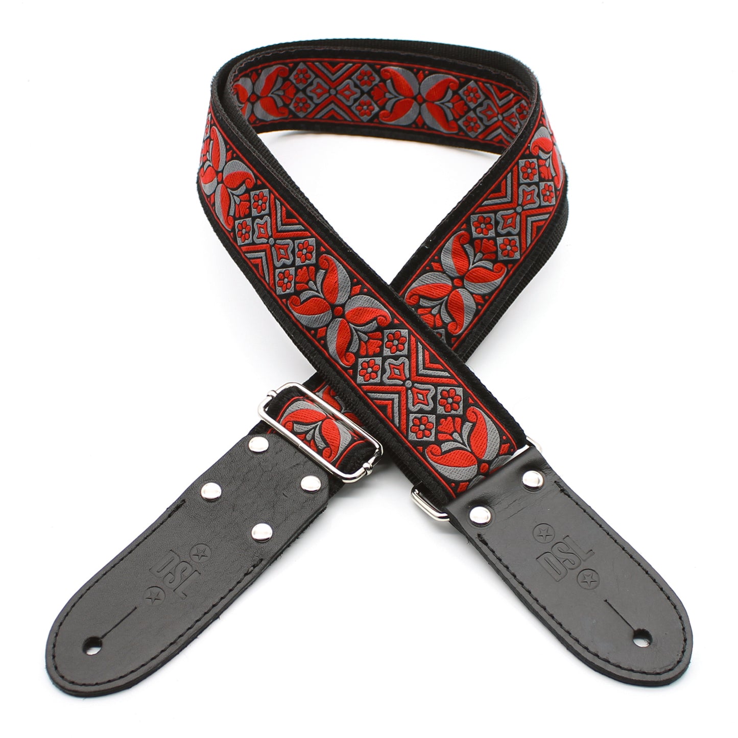DSL Jacquard Weave Strap - DC Red