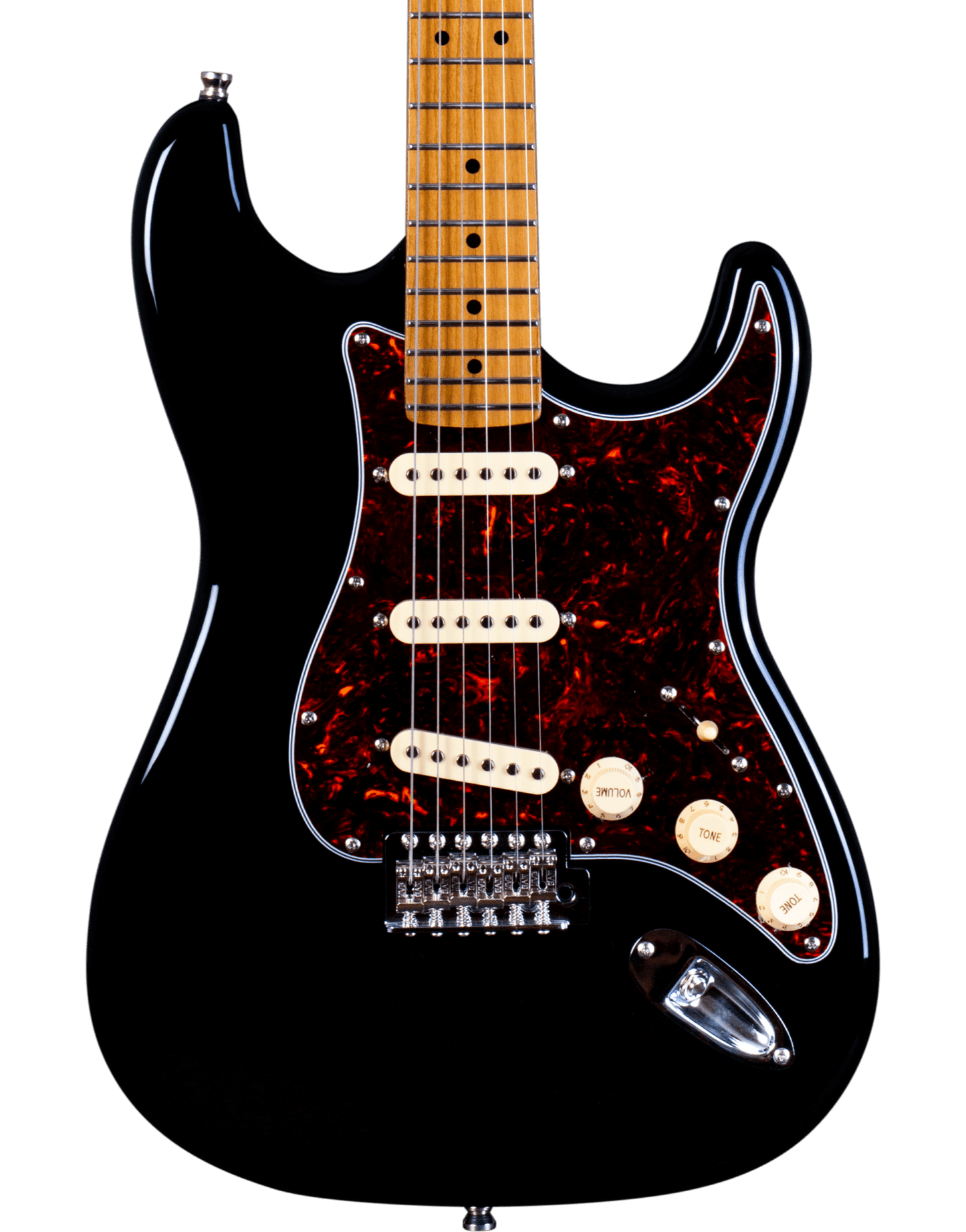 Jet JS-300 SSS Electric Roasted Maple Neck - Black