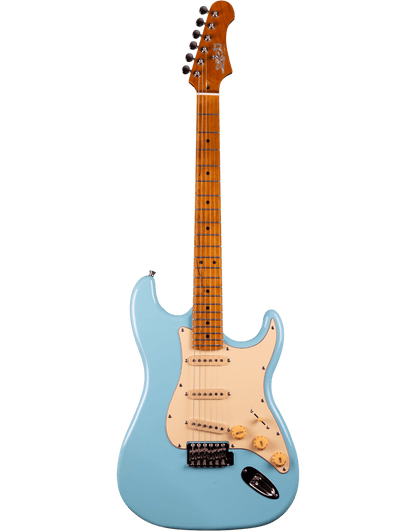 Jet JS-300 Electric Guitar - Roasted Maple Neck - Sonic Blue