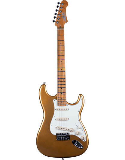 Jet JS-300 Electric Guitar - Roasted Maple Neck - Gold