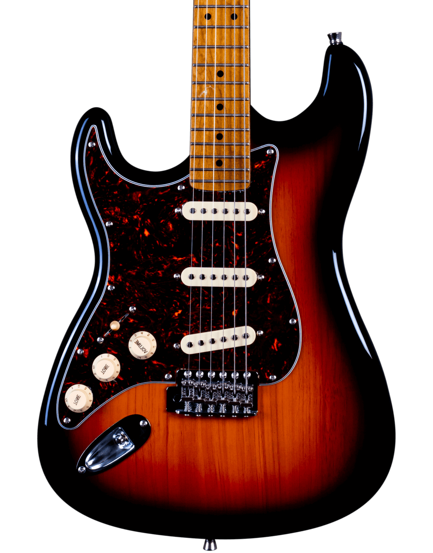 Jet JS-300 SSS Electric Roasted Maple Neck - Sunburst Left-Handed