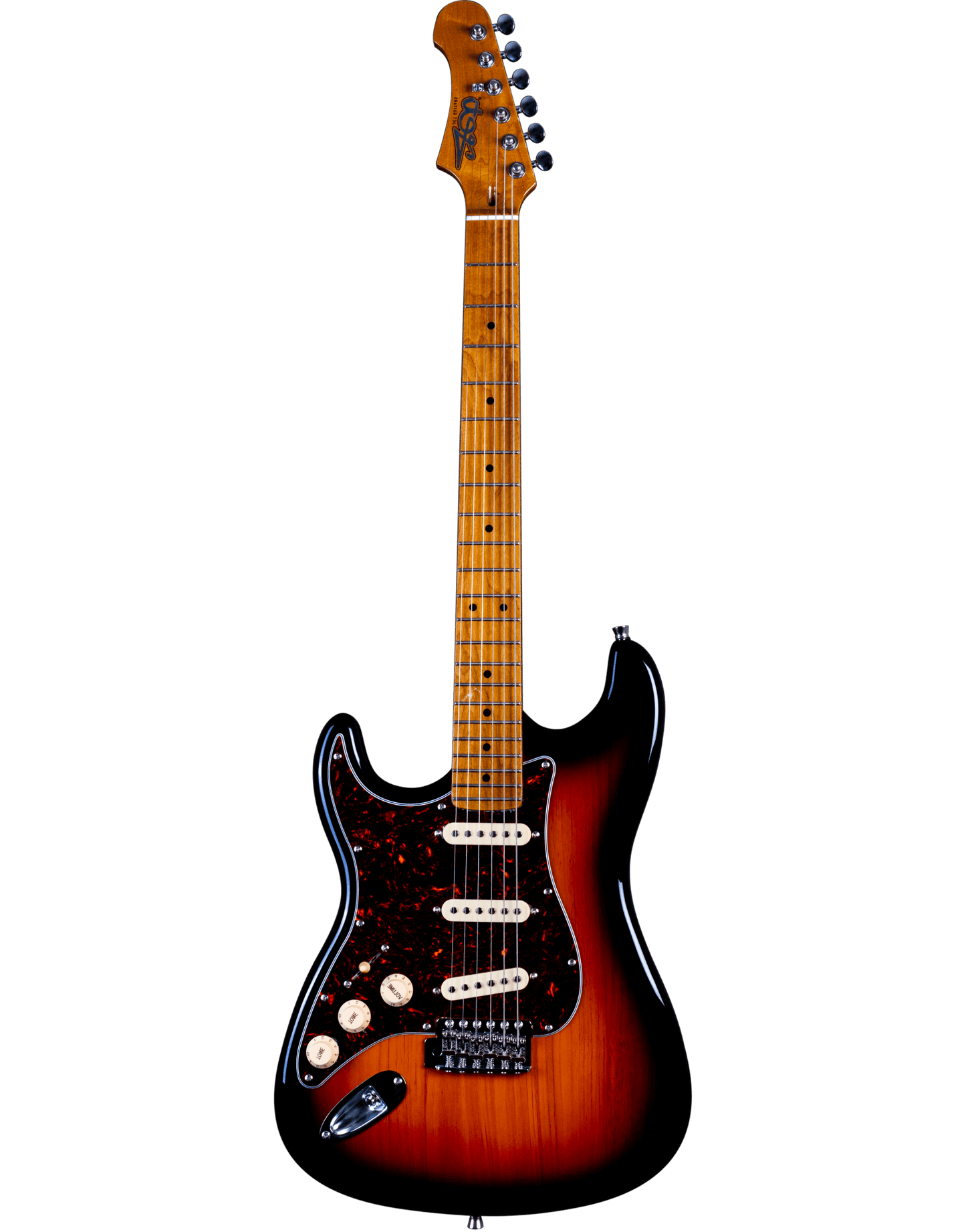 Jet JS-300 SSS Electric Roasted Maple Neck - Sunburst Left-Handed