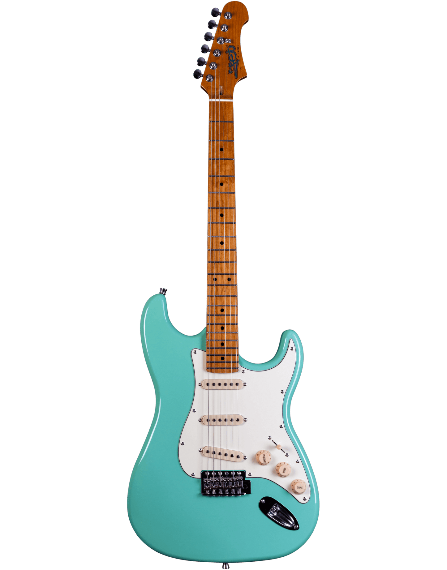 Jet JS-300 Electric Guitar - Roasted Maple Neck - Sea Foam Green