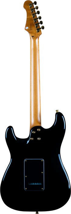 Jet JS-400 HSS Electric Guitar - Roasted Maple Neck - Black & Gold