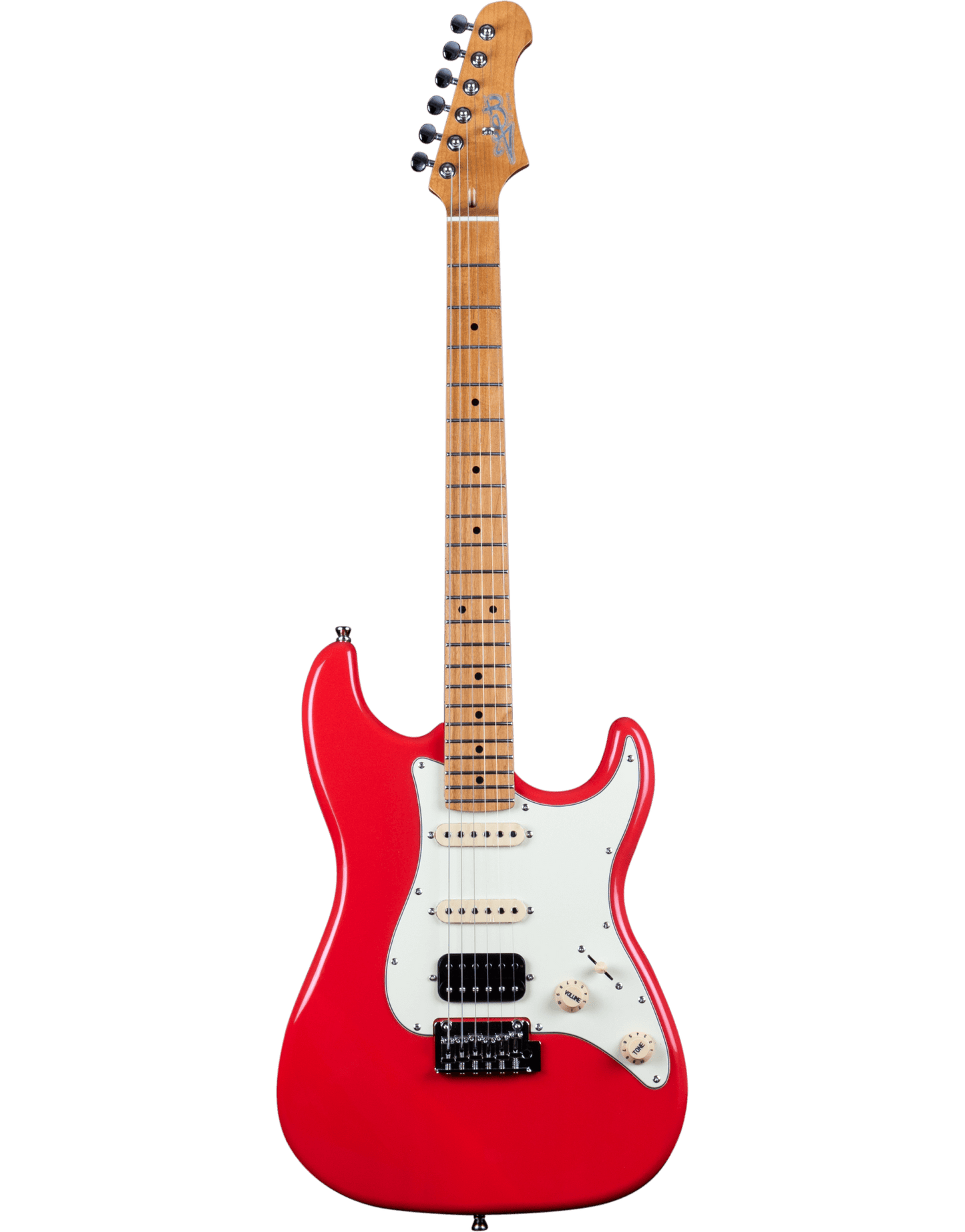 Jet JS-400-CRD Electric Guitar - Coral Red