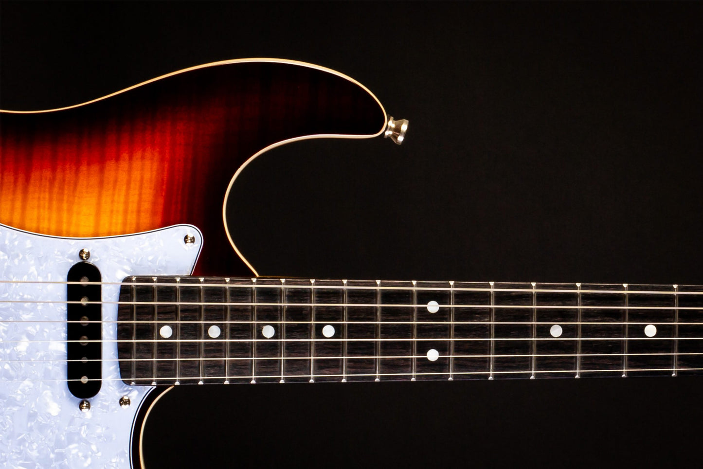 Jet JS-600 HSS Electric Mahogany with Flame Maple Body, Ebony Fretboard - Sunburst