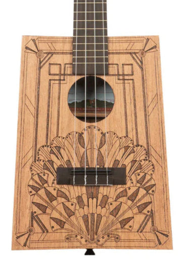 Kala Cigar Box Concert Art Deco w/ Bag