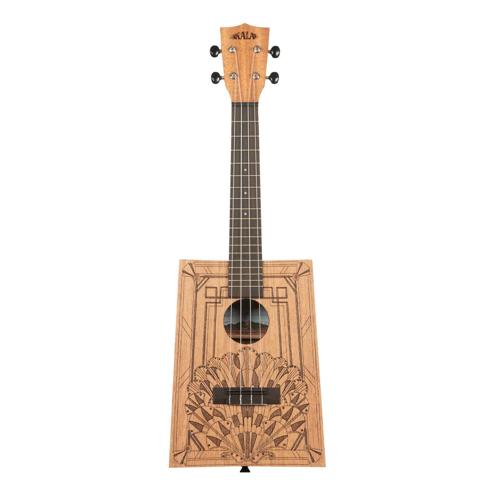 Kala Cigar Box Concert Art Deco w/ Bag