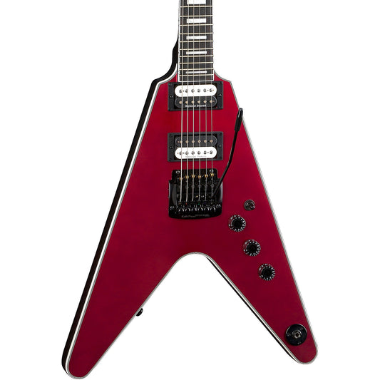 Dean V Select 24 Kahler Electric Guitar - Metallic Red Satin
