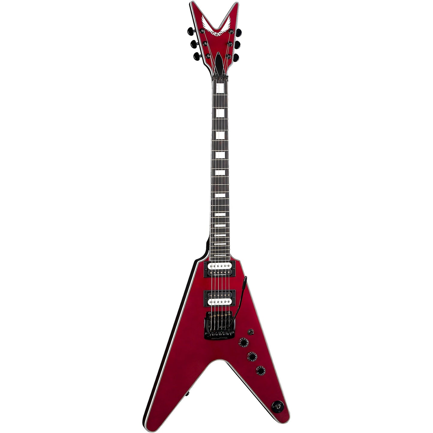 Dean V Select 24 Kahler Electric Guitar - Metallic Red Satin