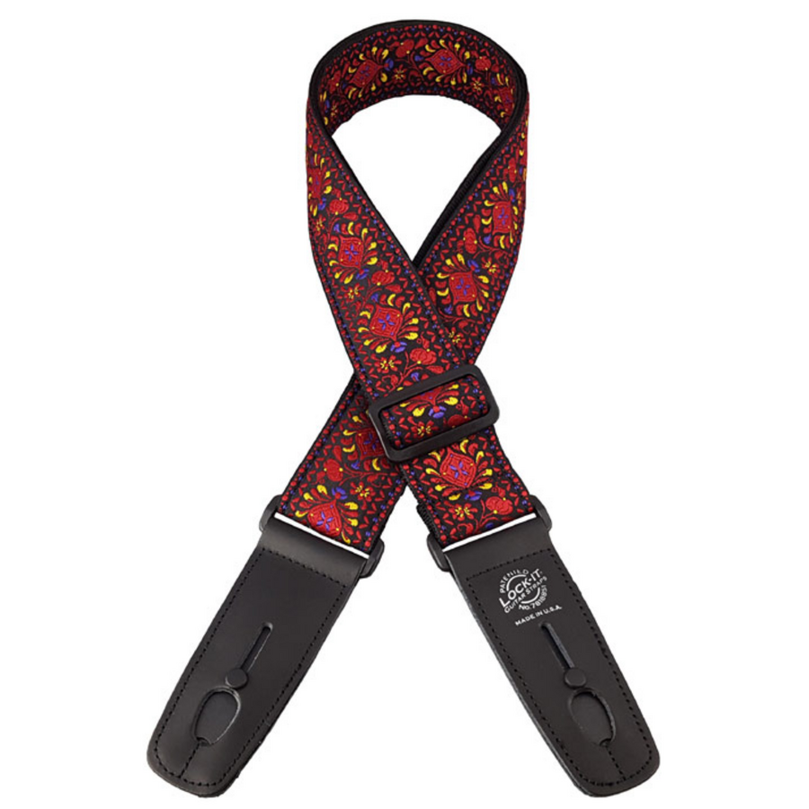 Lock-It Guitar Straps Retro Series 2" - Moroccan Twist