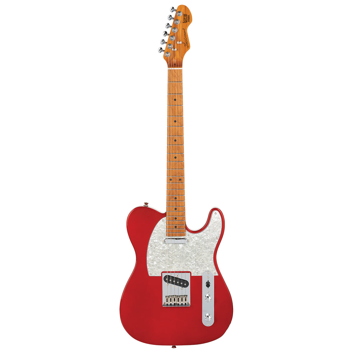 Sceptre Arlington Standard Electric Guitar by Levinson - Candy Apple Red