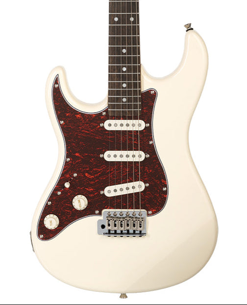 Sceptre Ventana Standard Electric Guitar by Levinson - Olympic White - Left Handed