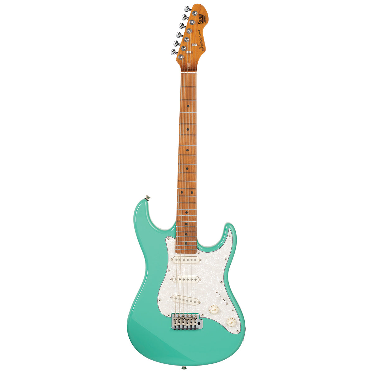 Sceptre Ventana Standard Electric Guitar by Levinson - Sea Foam Green