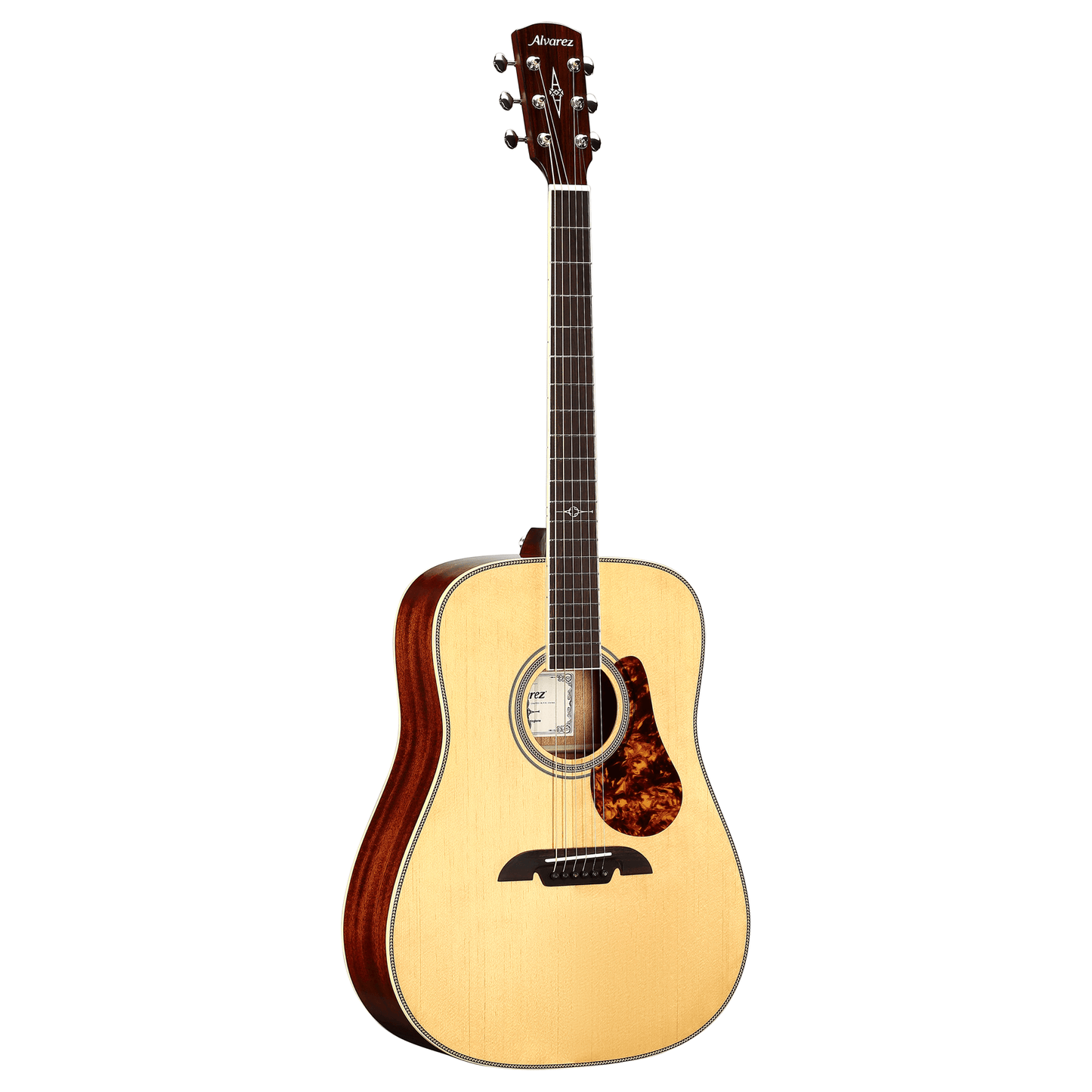 Alvarez MD60E Masterwork Herringbone Dreadnought Acoustic Guitar