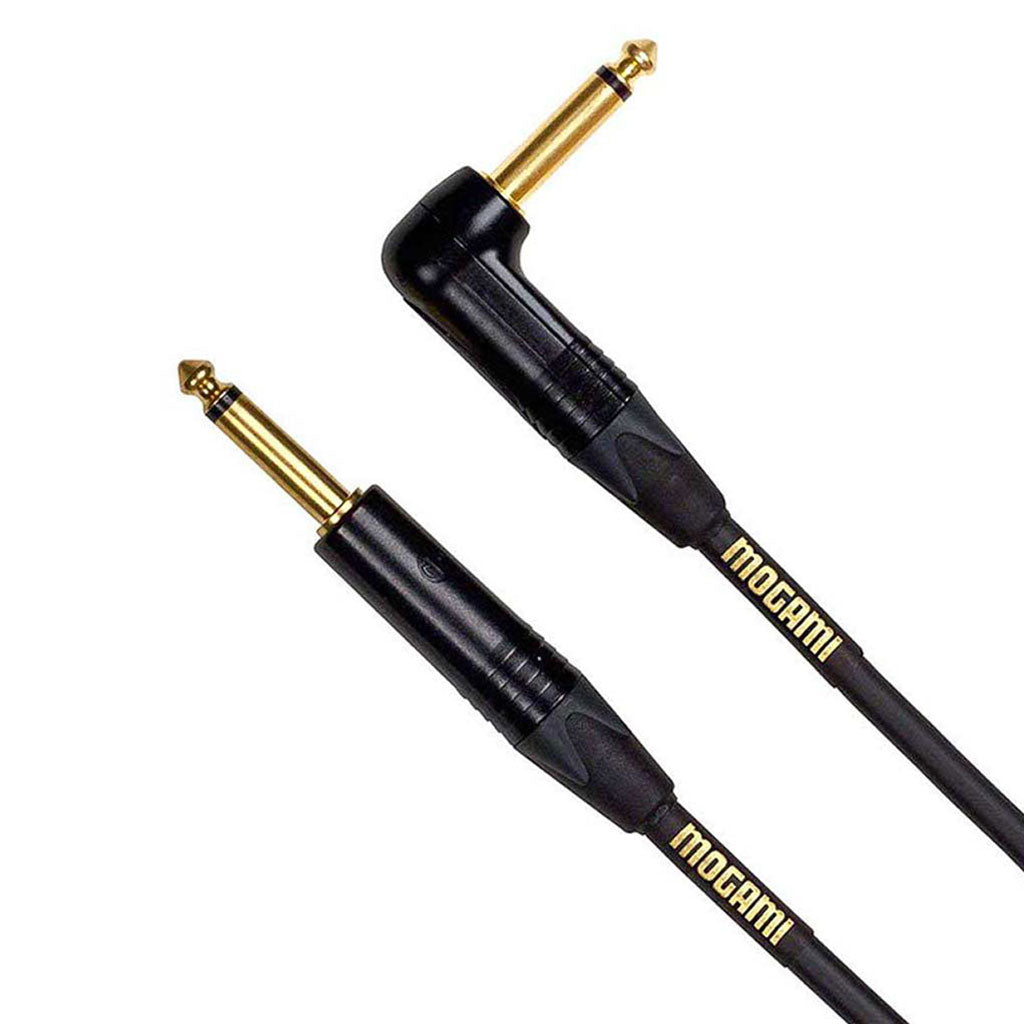Mogami 18ft Gold Cable Straight/Right Angle
