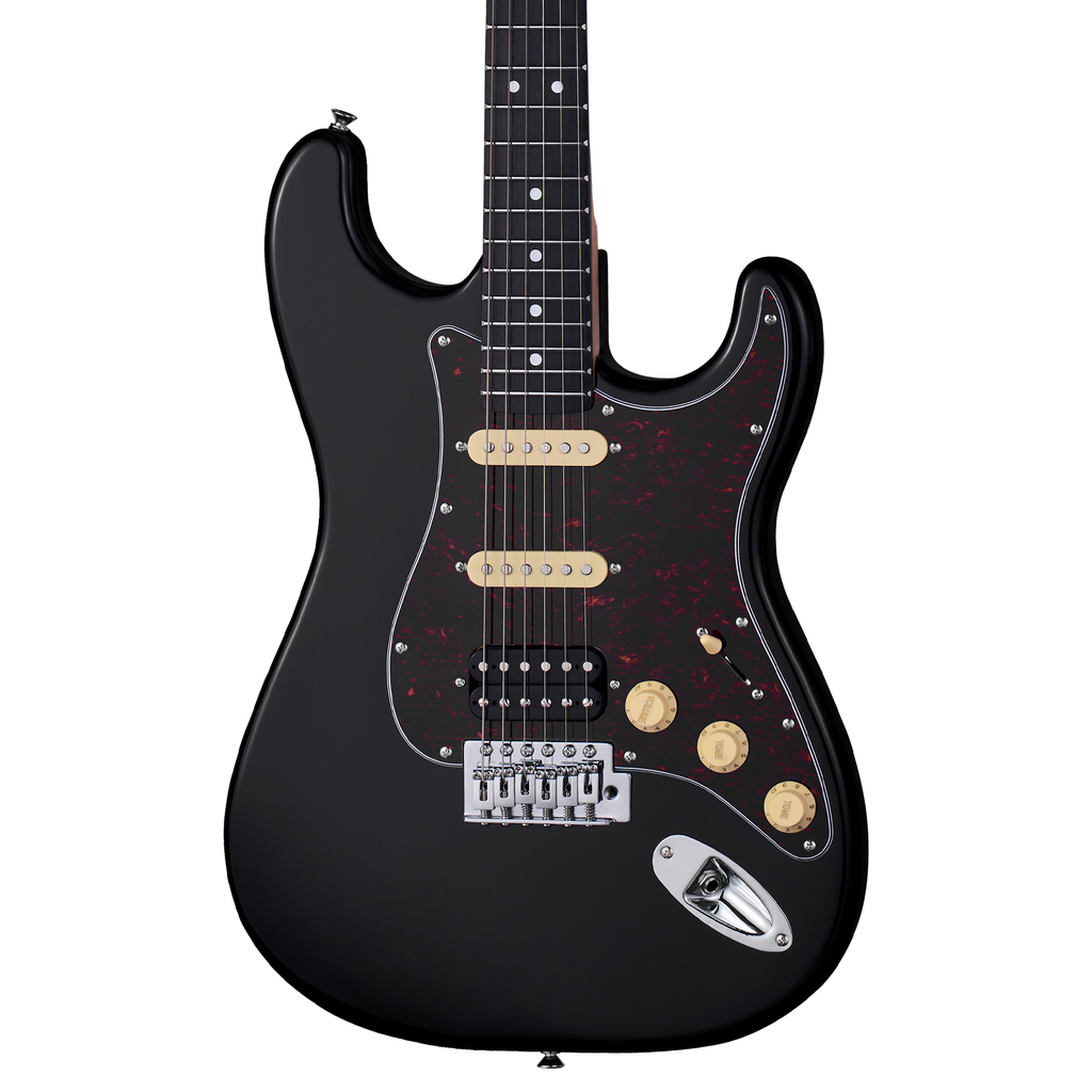 Mooer MSC10 ST Pro Electric Guitar w/Gigbag - Black