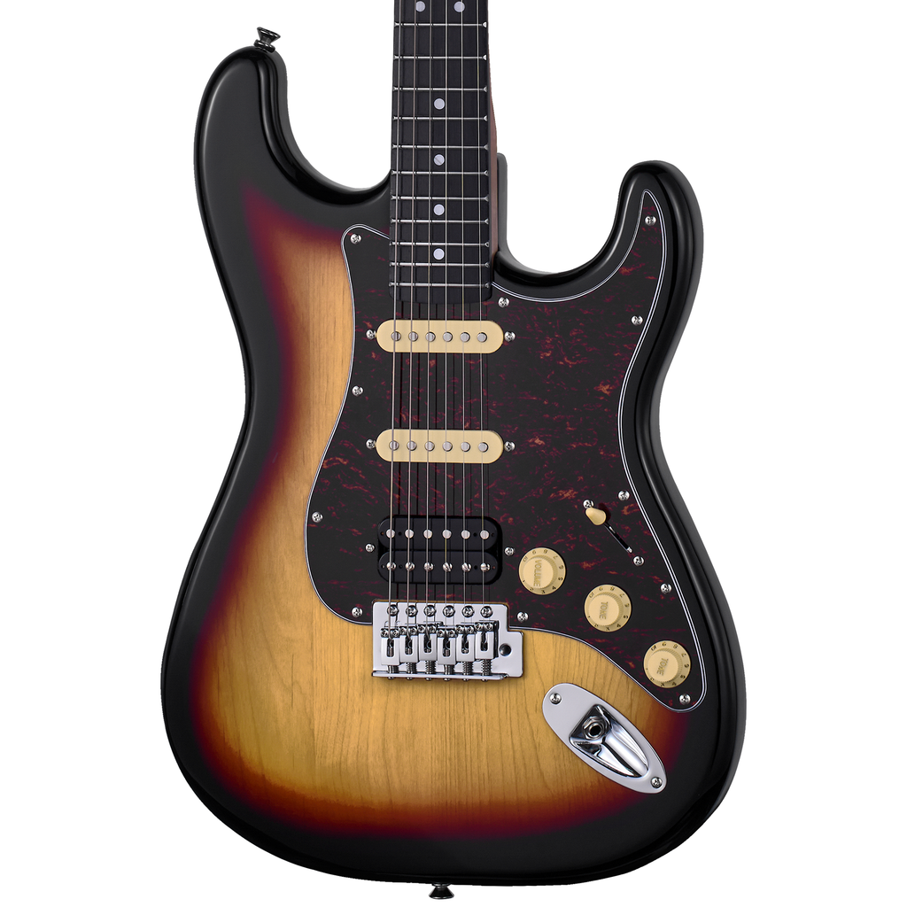 Mooer MSC10 ST Pro Electric Guitar w/Gigbag - Tobacco Sunburst