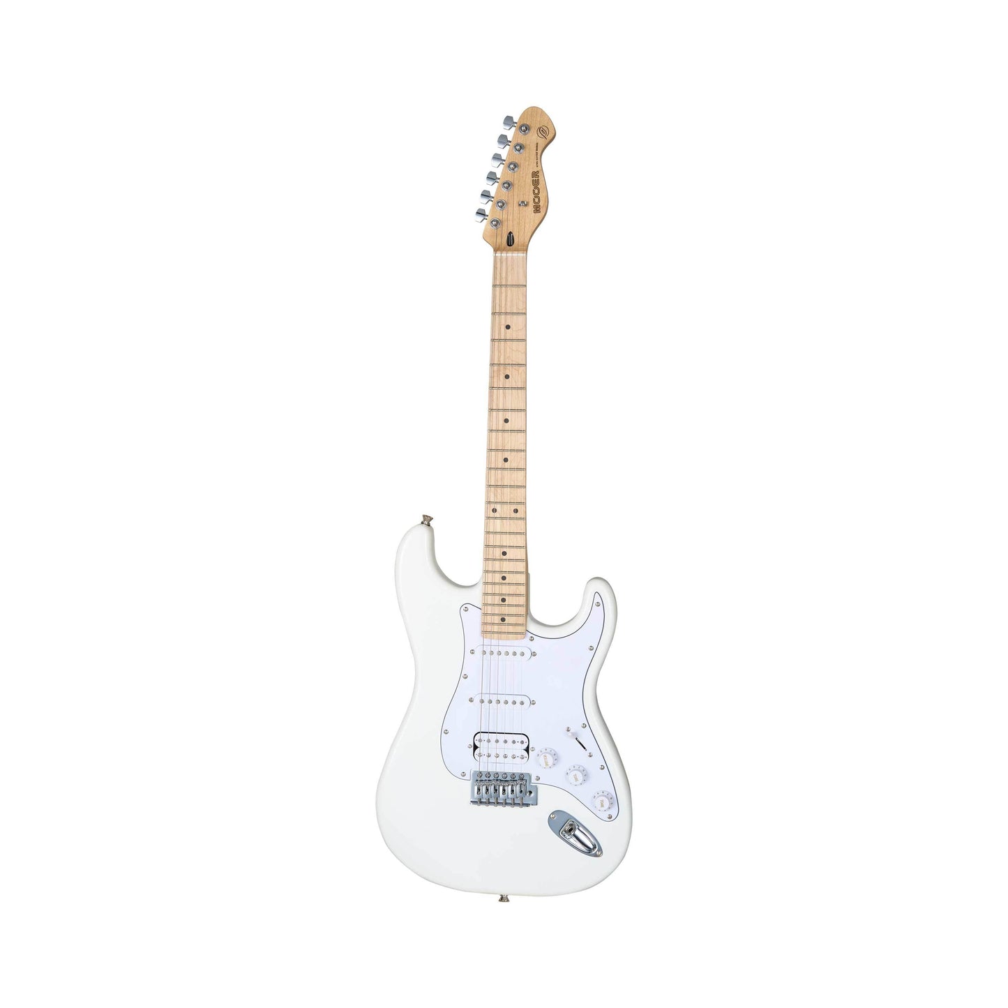 Mooer MSC11 ST Pro Electric Guitar w/Gigbag - Polar White