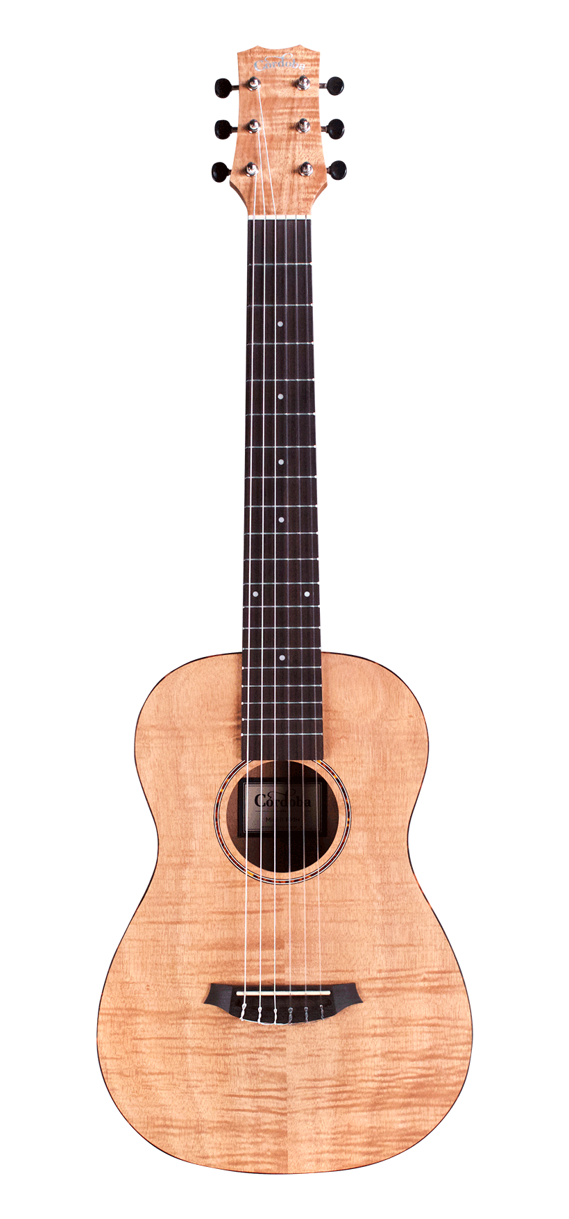 Cordoba Mini II FMH Nylon Travel Guitar - Flamed Mahogany