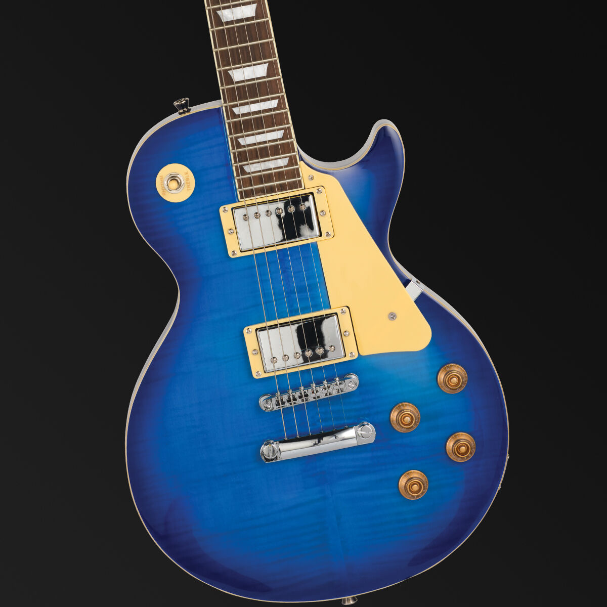 Northstar Pro LP-Style Electric Guitar - Thru Blue Burst Gloss