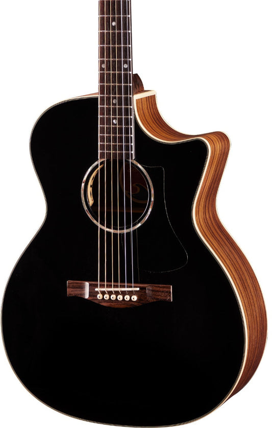Eastman PCH2-GACE-BK Grand Auditorium Acoustic Guitar - Black