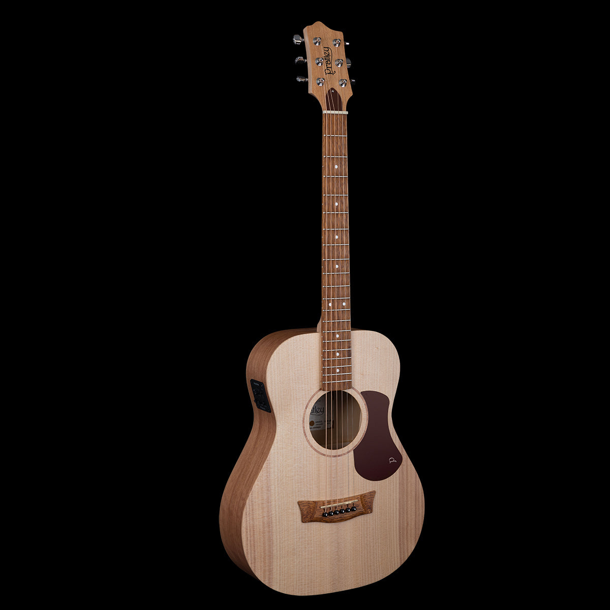 Pratley Entertainer Mini OM All Solid Maple/Bunya Top w/pickup