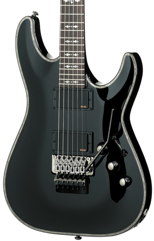 Schecter Hellraiser C 1 FR Floyd Rose Gloss Black