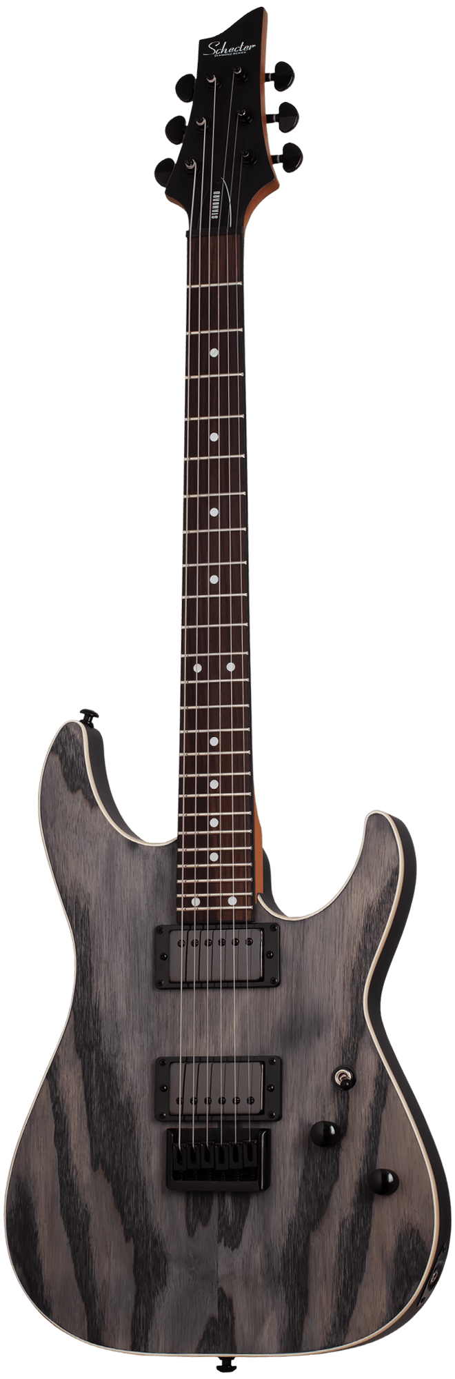 Schecter C-1 Standard Electric Guitar - Charcoal Satin