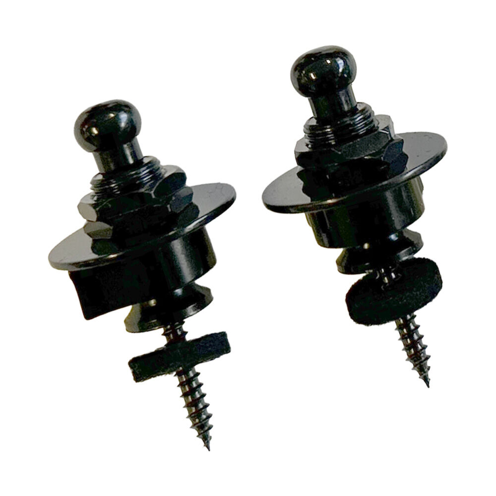 GT Schaller-Style Strap Lock Set - Black Finish