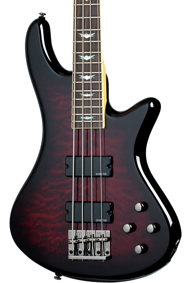 Schecter Stiletto Extreme-4 - Black Cherry | Guitar Bros