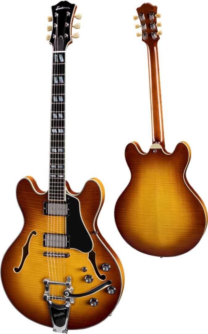 Eastman T486B Hollowbody - Gold Burst