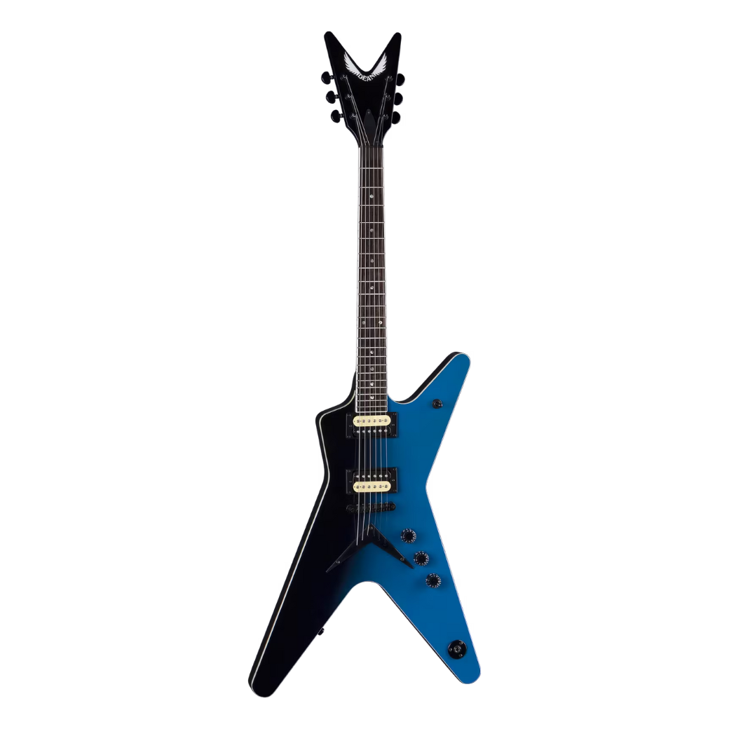 Dean ML 79 Duncans Black Blue Fade Electric Guitar