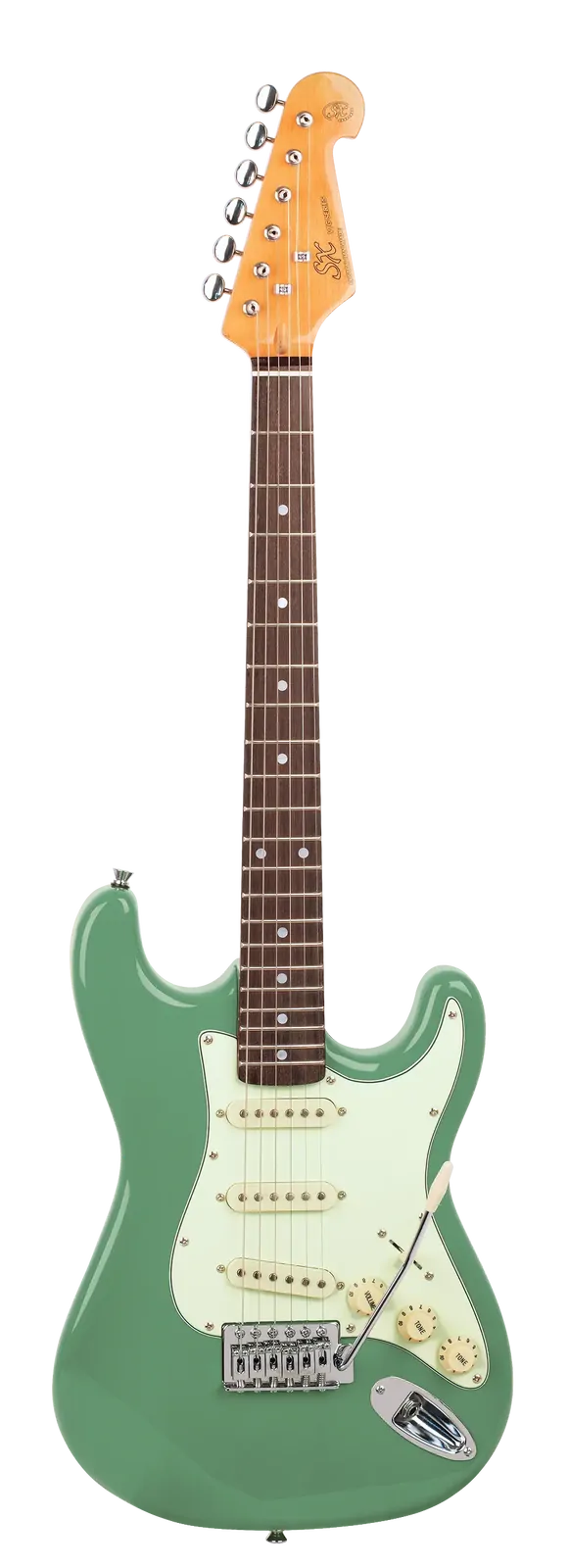 SX ¾ Size Electric Guitar - Electric Green