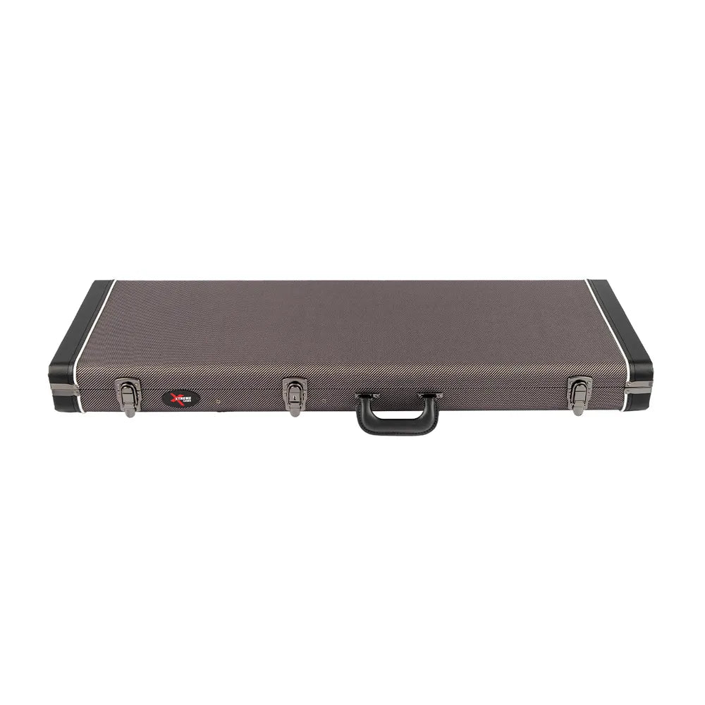 Xtreme XC610G ST/TL Vintage Rectangular Guitar Hard Case - Grey Tweed