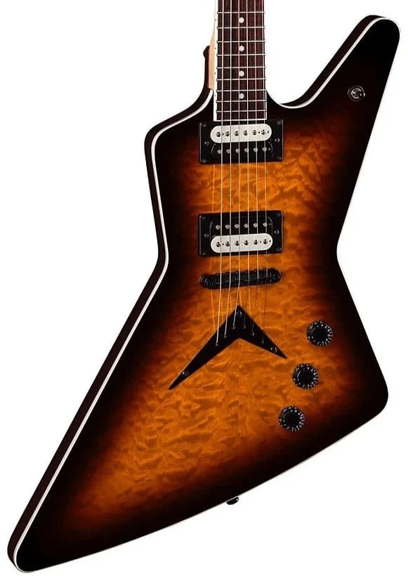 Dean ZX Quilted Maple Electric Guitar - Trans Brazillia | Guitar Bros Dean ZX Quilted Maple Electric Guitar - Trans Brazillia | Guitar Bros
