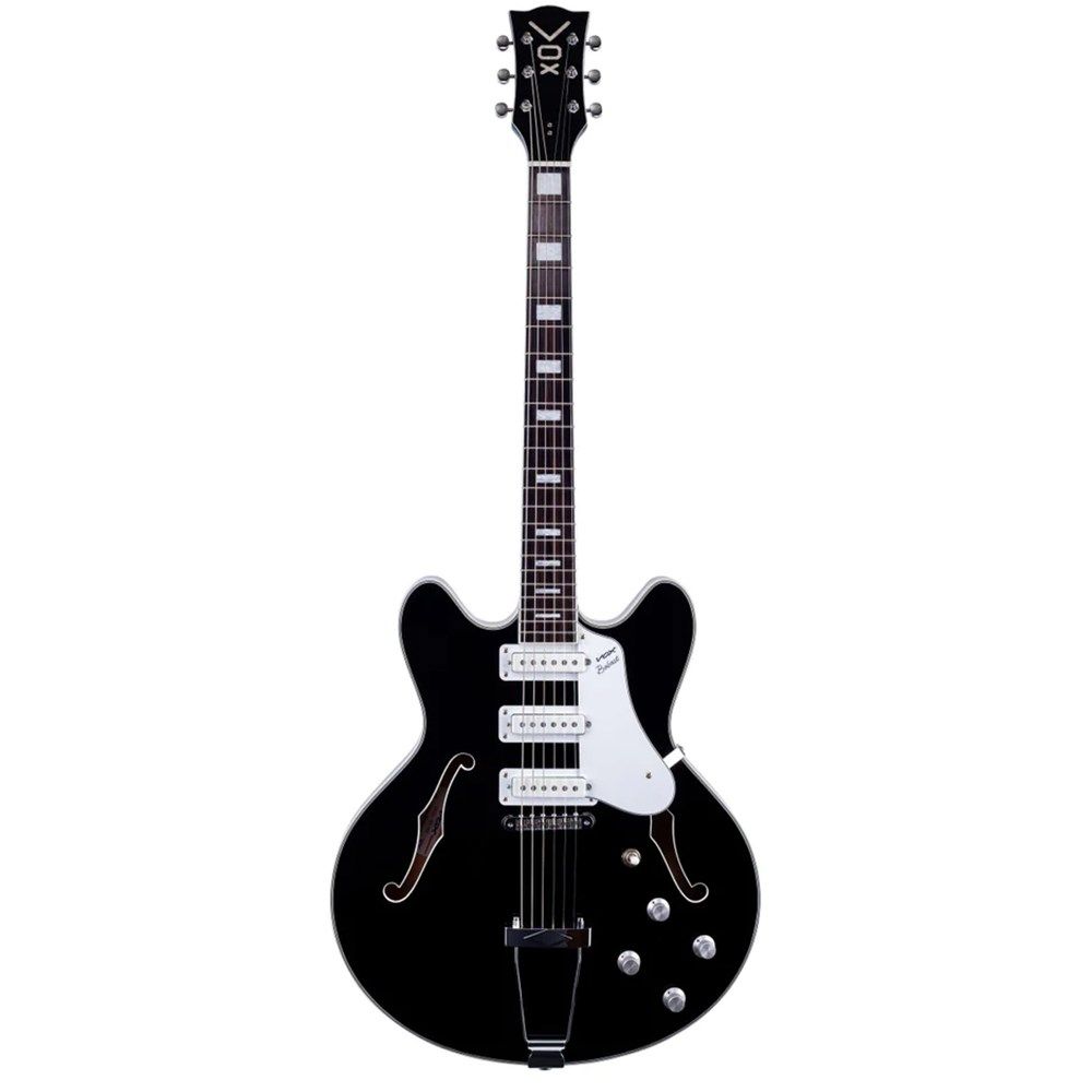 Vox BC-S66 Bobcat Semi-Hollow Electric Guitar - Black