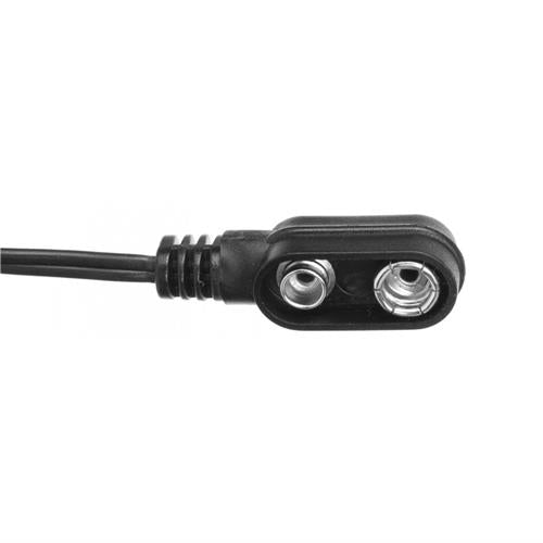 Cioks CI-6030 Type 6 - 9V Battery Clip, 30cm - Black