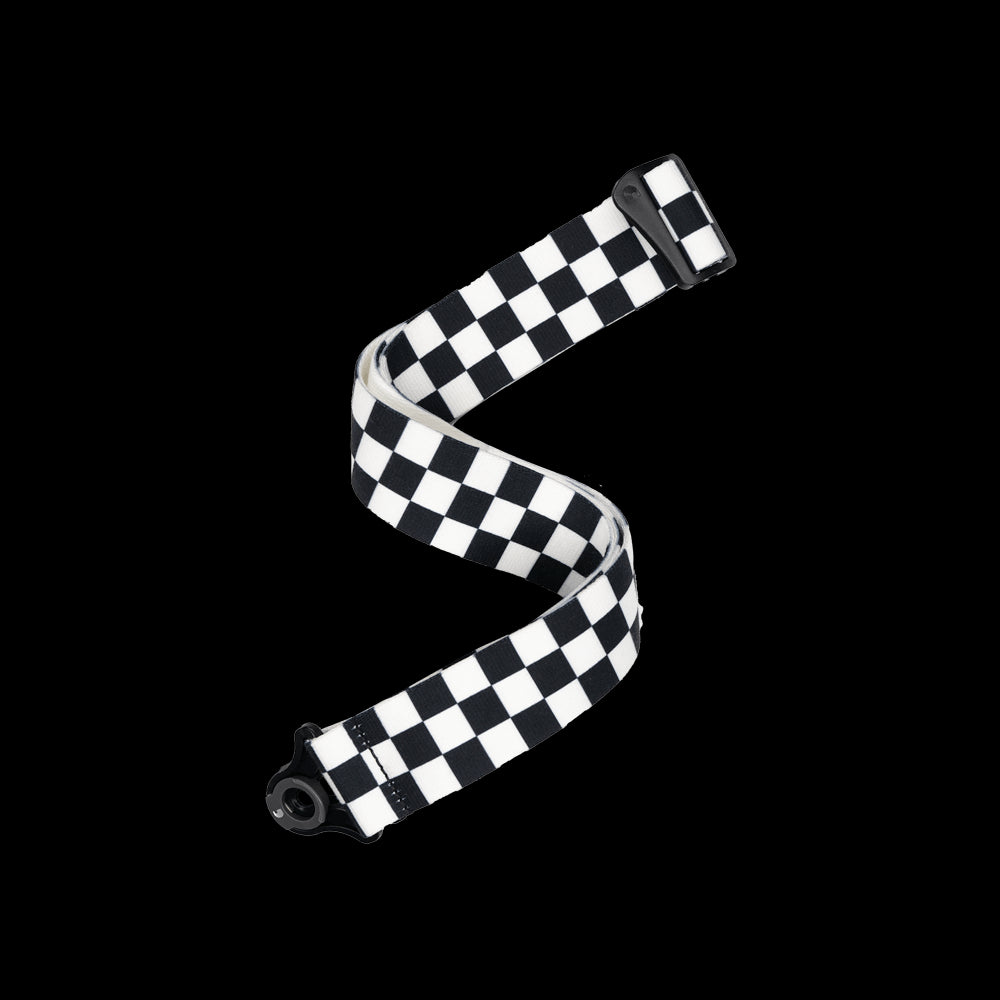 D'Addario Auto Lock Strap - Checkerboard