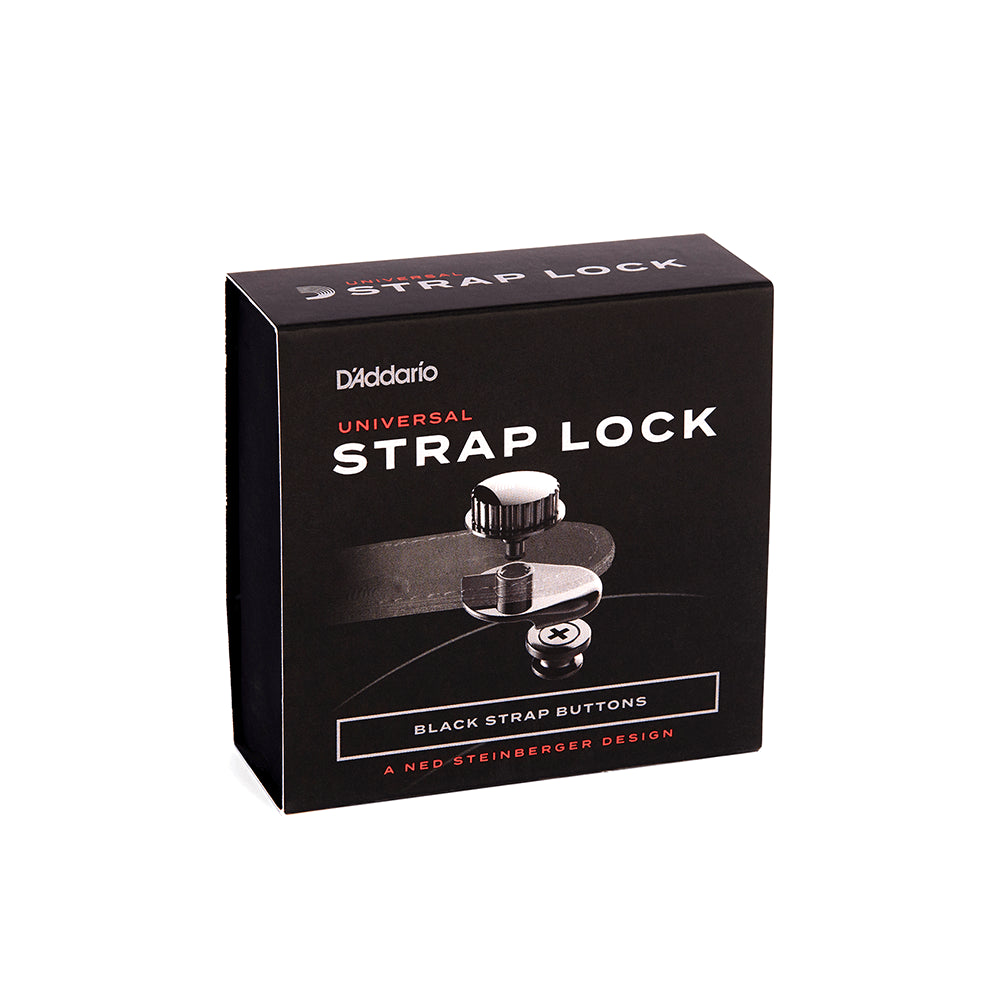 D'addario Universal Straplock System - Black