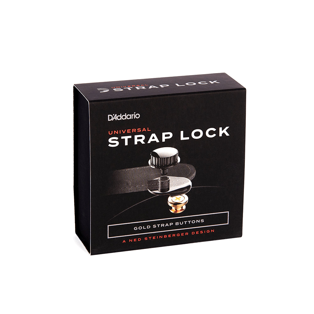 D'addario Universal Straplock System - Gold