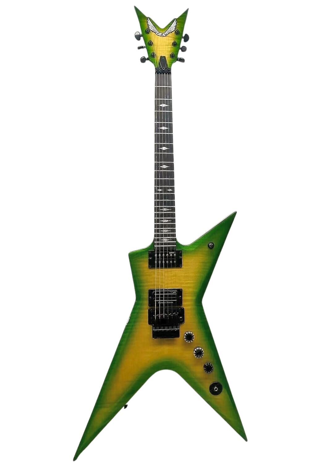 Dean Stealth Floyd FM w/Case - Dime Slime