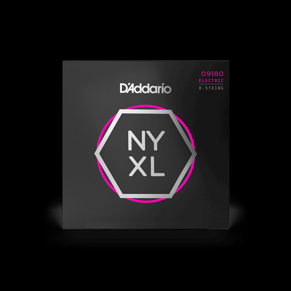D'Addario Electric NYXL Nickel Wound 09-80 8-String
