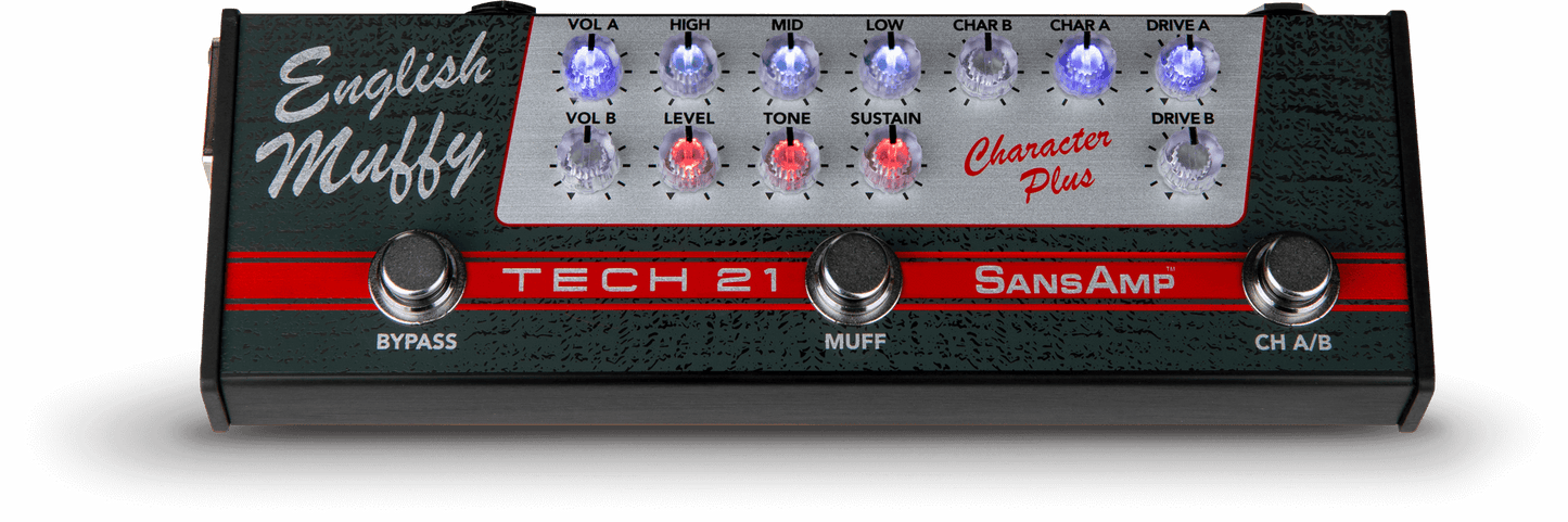 Tech 21 Sansamp Character Plus English Muffy Overdrive Pedal